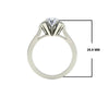 varitsa-jewellers - 0.62ct Round Diamond Gold Engagement Ring - 27GG01